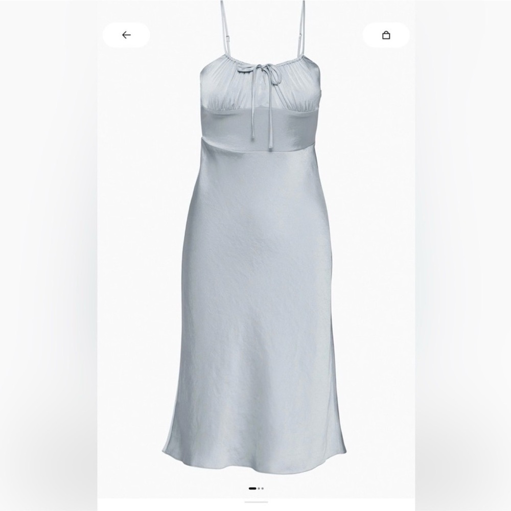 Wilfred Light Blue Slip Dress